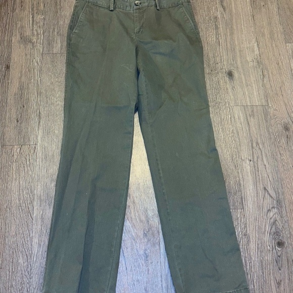 Dockers size 8 olive green pants - Picture 2 of 7